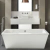 DXV D60545004.415 – Cossu Freestanding Soaking Tub With Deck -Amati Canada Elegant Shop DXV D60545004.415 – Cossu Freestanding Soaking Tub with Deck