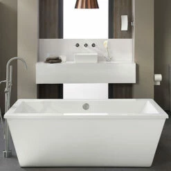 DXV D60545004.415 – Cossu Freestanding Soaking Tub With Deck