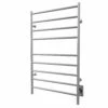 ICO K4034W – 24″x40″ Kontour Linear Electric Hardwired Towel Warmer Brushed Nickel -Amati Canada Elegant Shop K4033W BN