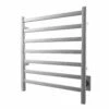 ICO K6014W – 24″x27″ Kontour Square Electric Hardwired Towel Warmer Brushed Nickel -Amati Canada Elegant Shop K6013W BN