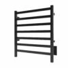 ICO K6015W – 24″x27″ Kontour Square Electric Hardwired Towel Warmer Matte Black -Amati Canada Elegant Shop K6015W C
